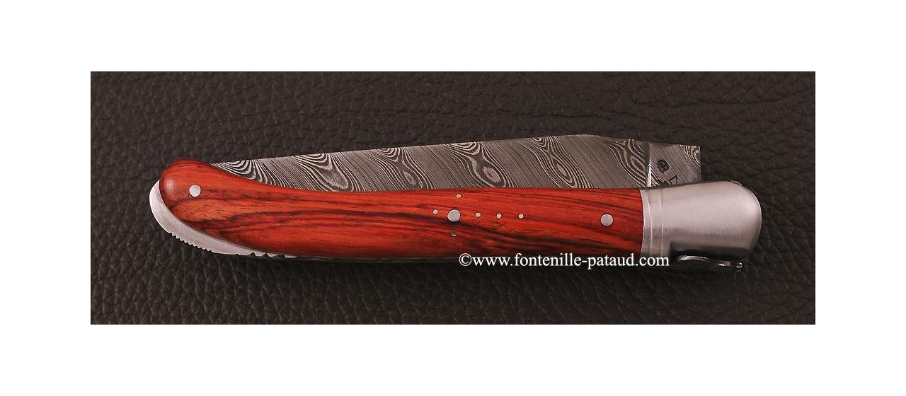 Damascus blade laguiole knife 