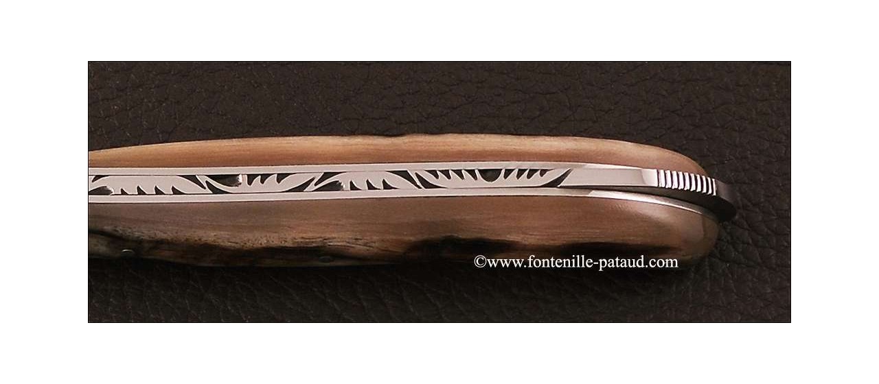 Couteau de laguiole made in France en corne de bélier