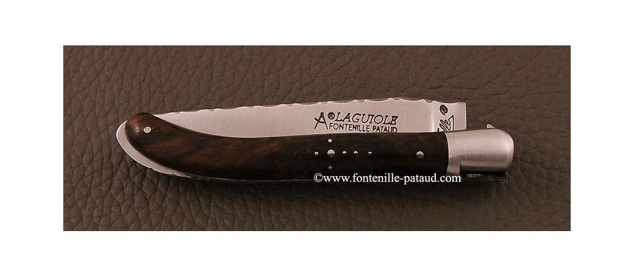 Laguiole Knife XS Guilloche Range Walnut