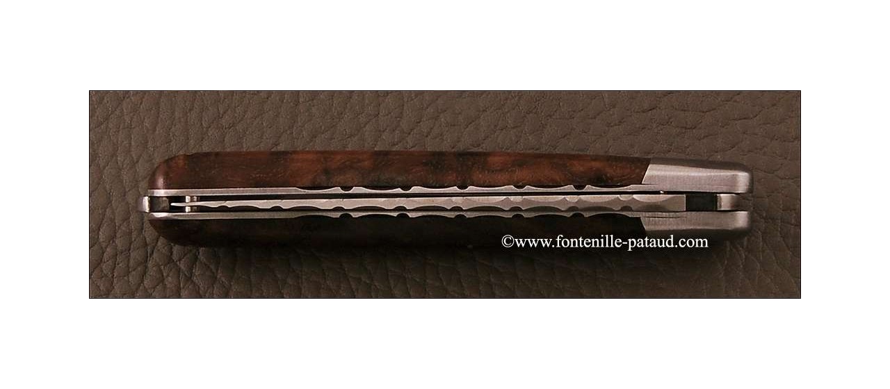 Laguiole Knife XS Guilloche Range Walnut