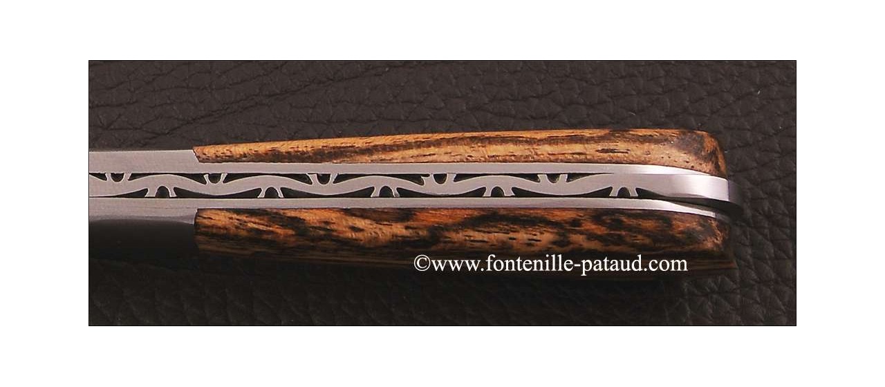 Couteau Pialincu Corse Classique Bocote