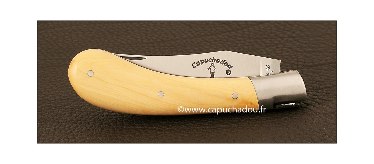 "Le Capuchadou" 10 cm hand made knife, Boxwood