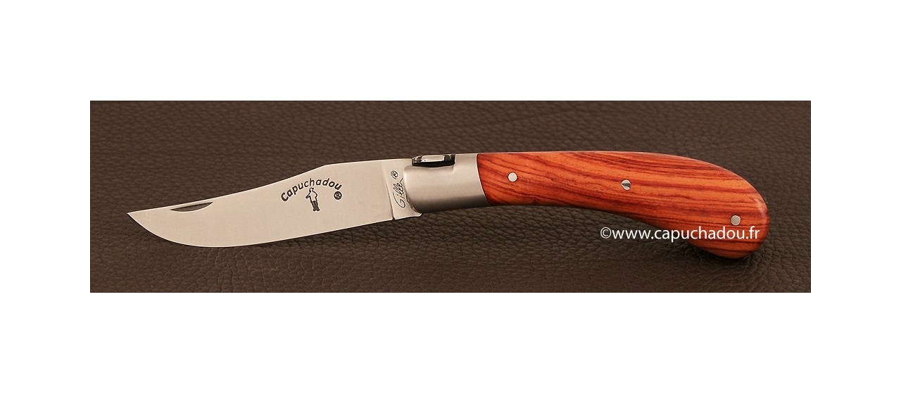 "Le Capuchadou" 10 cm hand made knife, Boxwood