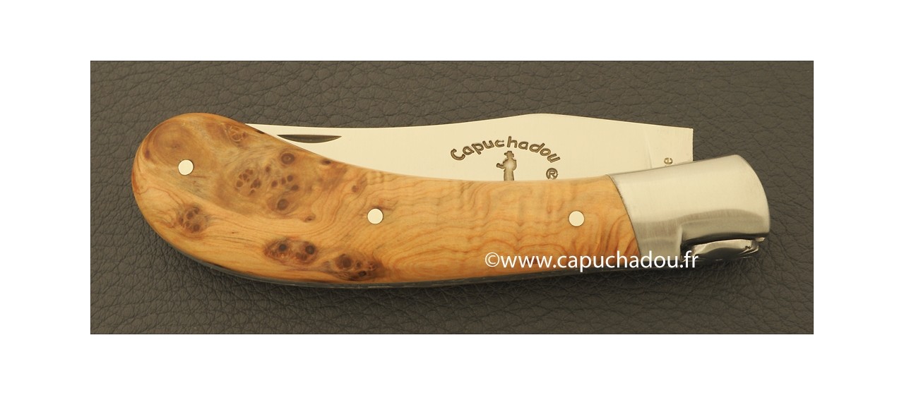 "Le Capuchadou" 10 cm hand made knife, Boxwood