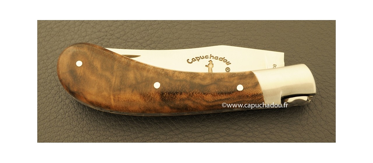 "Le Capuchadou" 10 cm hand made knife, Boxwood