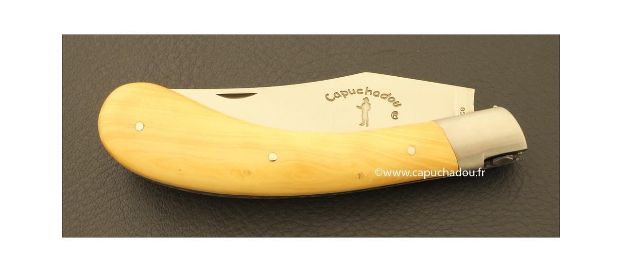 "Le Capuchadou" 12 cm hand made knife, boxwood