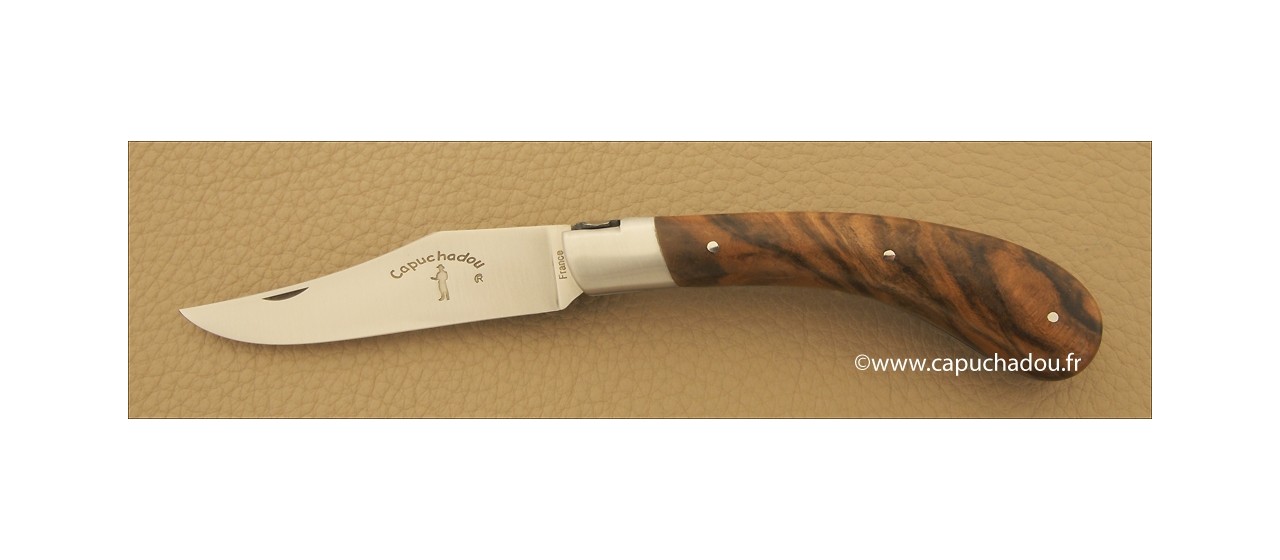 "Le Capuchadou" 12 cm hand made knife, walnut