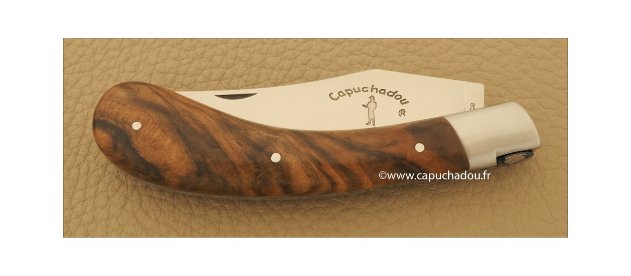 "Le Capuchadou" 12 cm hand made knife, walnut