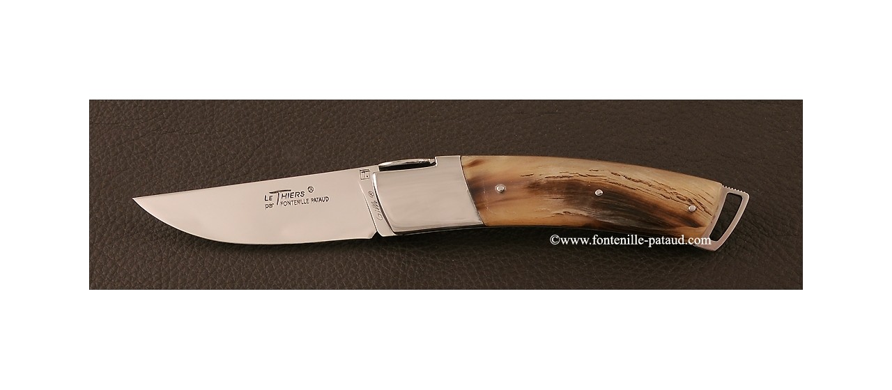 Le Thiers ® Gentleman knife Ram horn