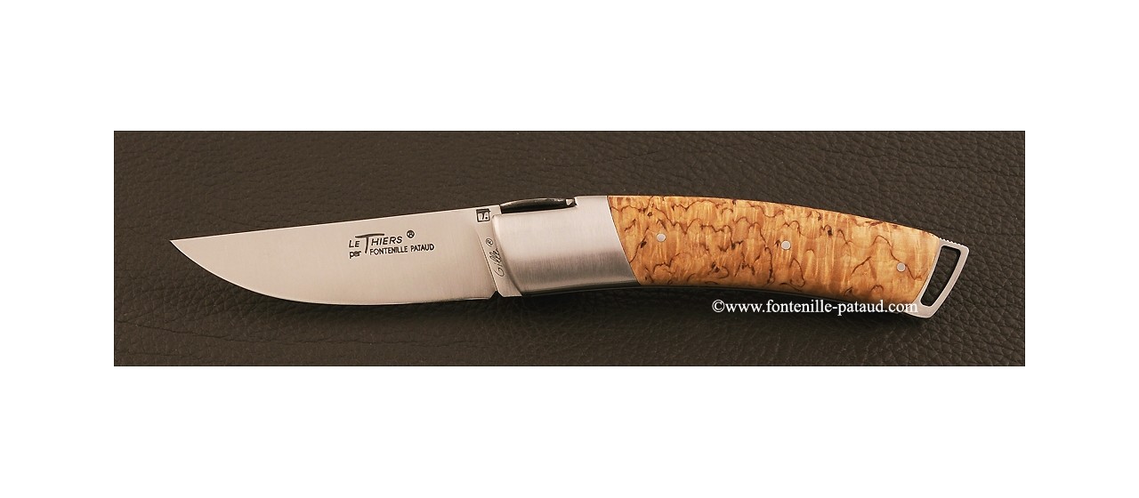 Le Thiers ® Gentleman knife curly birch