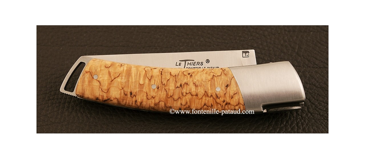 Le Thiers ® Gentleman knife curly birch