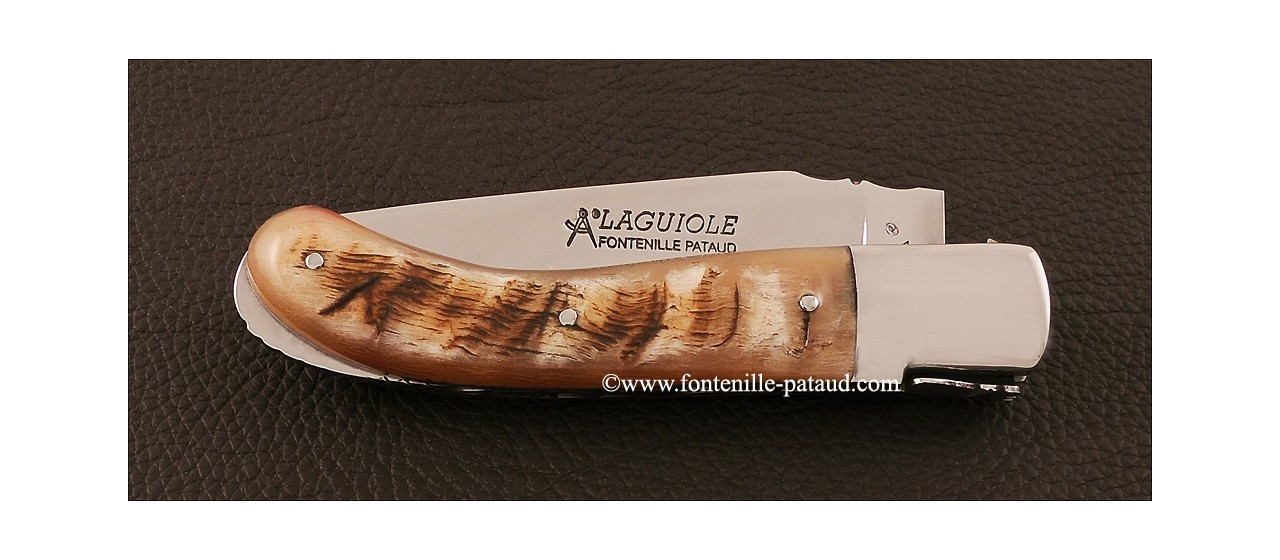 Magnifique Couteau Laguiole Sport en corne de bélier