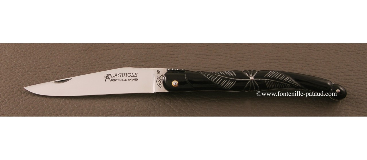 Collectors laguiole knife real ebony