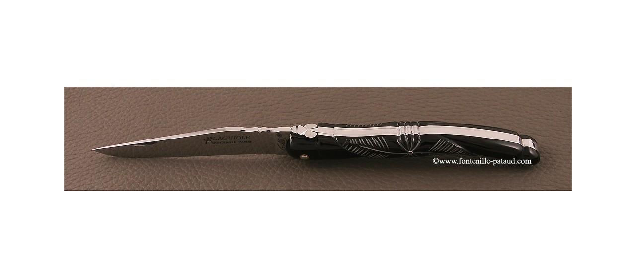 Collectors laguiole knife real ebony