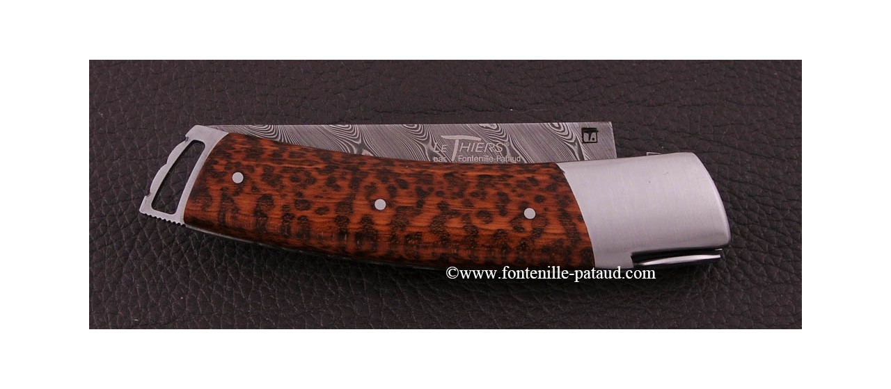 Le Thiers ® Gentleman knife Damascus Amourette