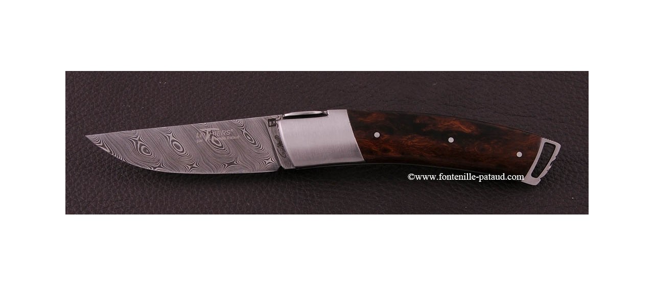 Le Thiers ® Gentleman knife Damascus Ironwood