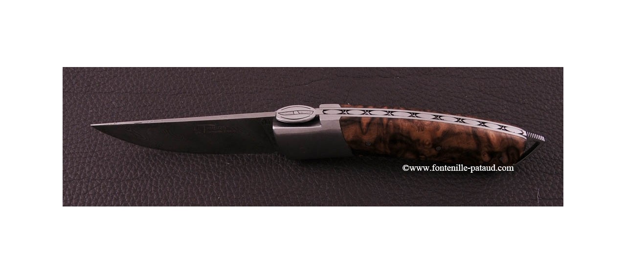 Le Thiers ® Gentleman knife Damascus Walnut