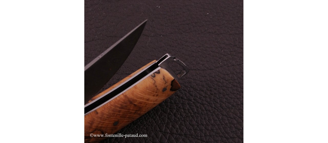 Le Thiers ® Gentleman knife Damascus Stabilized beech