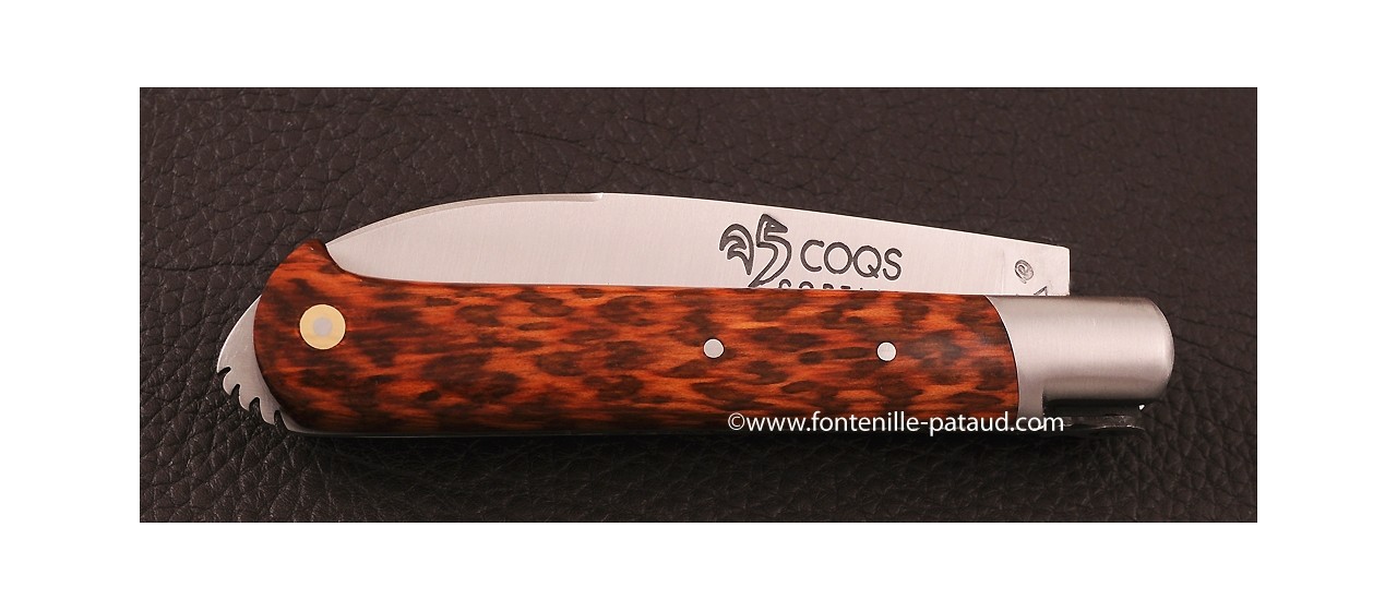 Le 5 Coqs knife Amourette hand made in France