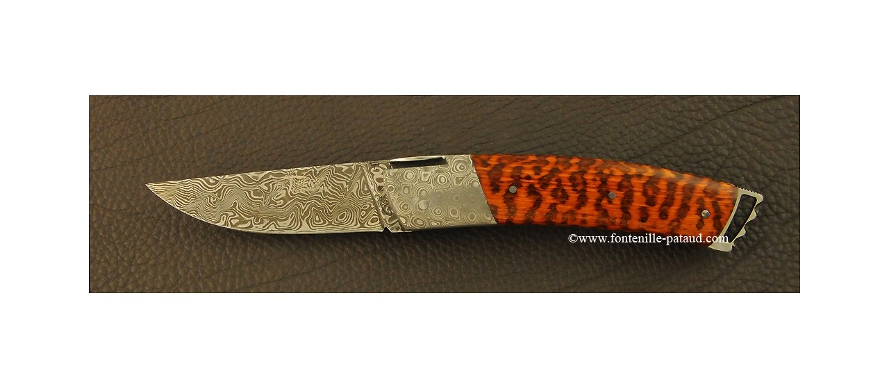 Le Thiers ® Gentleman knife Damascus Amourette