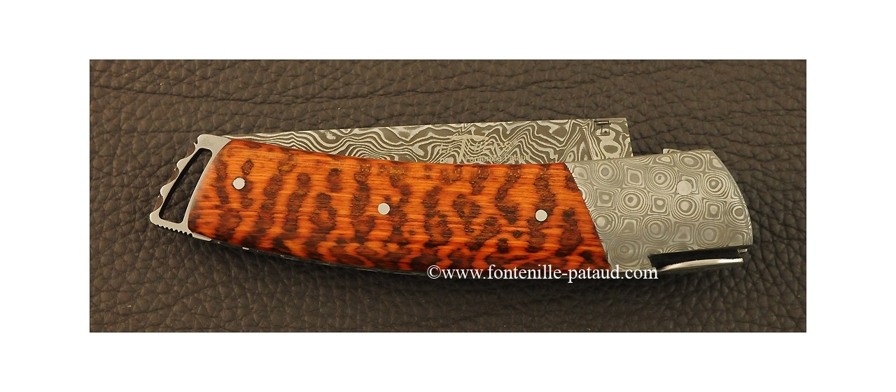 Le Thiers ® Gentleman knife Damascus Amourette