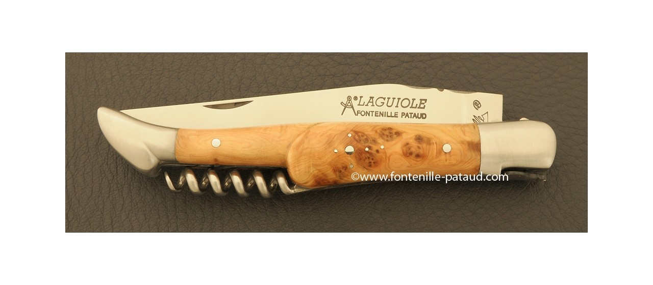 Couteau Laguiole 12 cm Classique avec Tire-Bouchon Genevrier