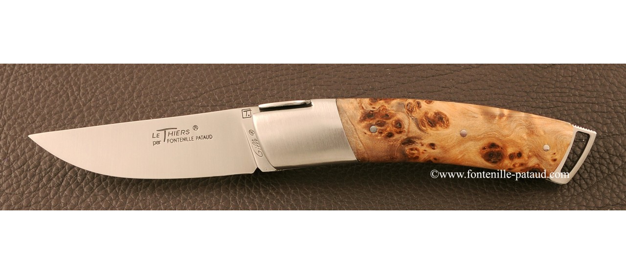 Le Thiers ® Gentleman knife Poplar burl