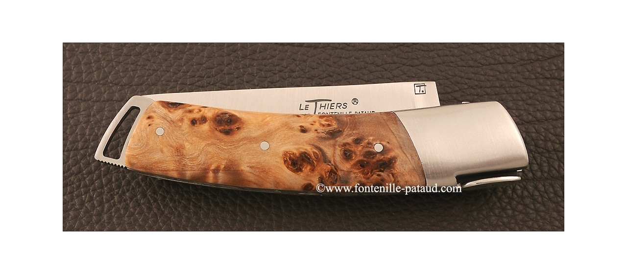 Le Thiers ® Gentleman knife Poplar burl