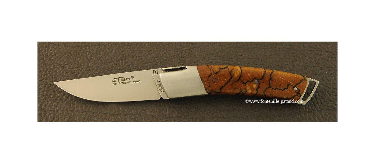 Le Thiers ® Gentleman knife stabilized beech