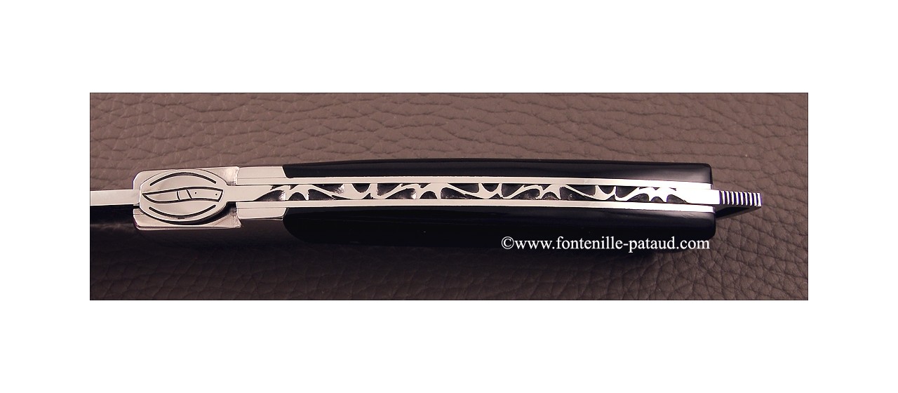 Couteau Le Thiers ® Gentleman Pointe de corne noire