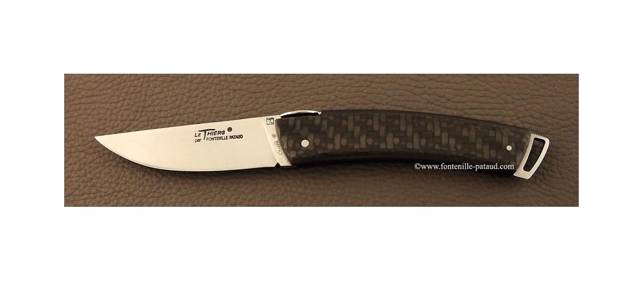 Le Thiers ® Gentleman knife carbon fiber ultra-light