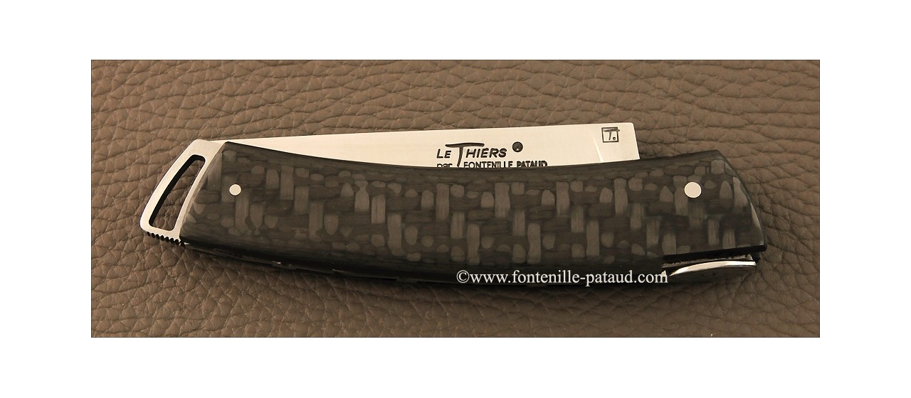Couteau Le Thiers ® Gentleman fibre de carbone ultra léger