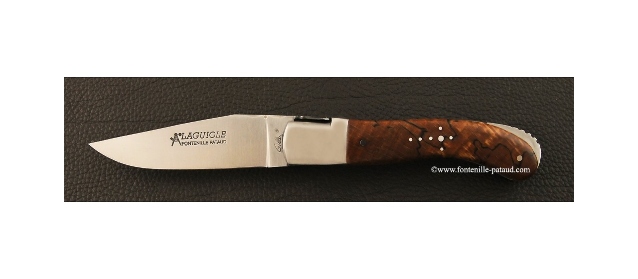 Laguiole Sport knife stabilized beech