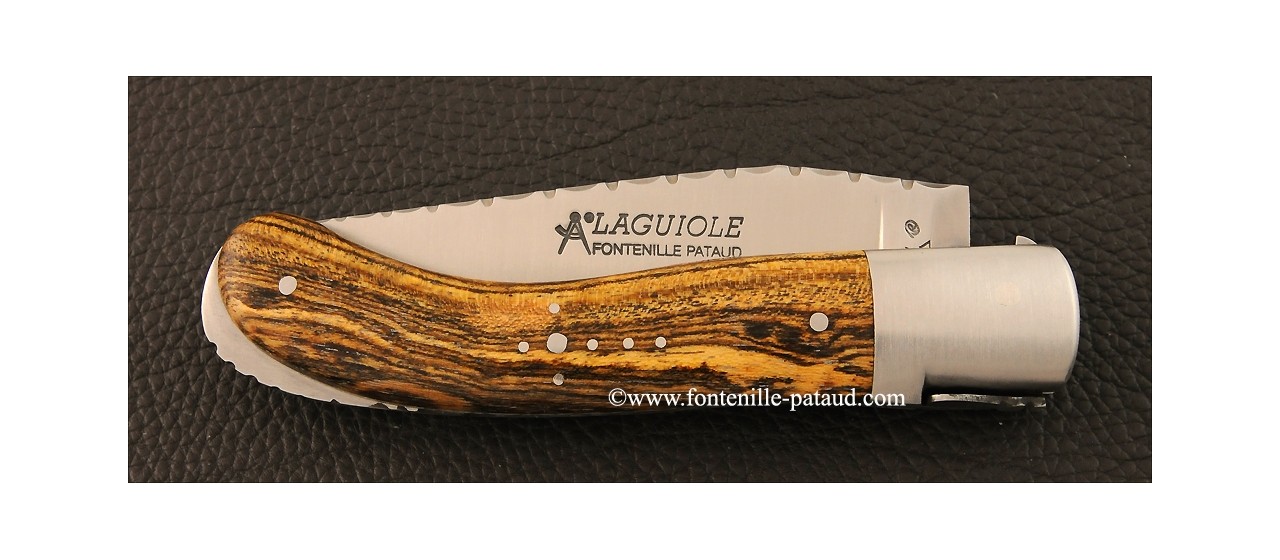 Laguiole Sport knife guilloché Mexican bocote