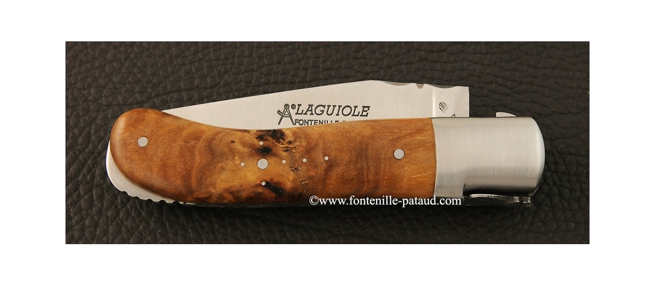 Laguiole Knife Gentleman Classic Range Stabilized poplar Burl