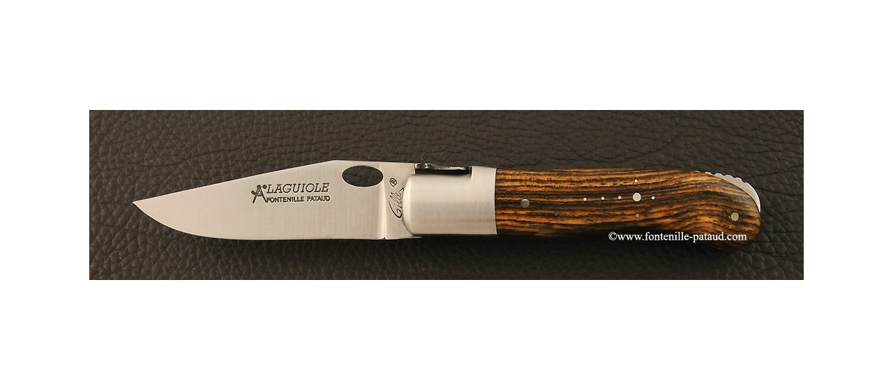 Laguiole Knife Gentleman Single Hand Opening Range bocote