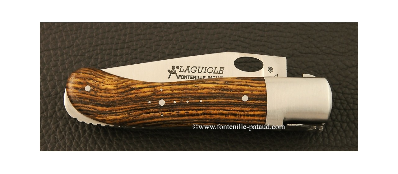 Laguiole Knife Gentleman Single Hand Opening Range bocote