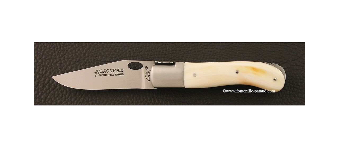 Laguiole Knife Gentleman Single Hand Opening Range warthog ivory