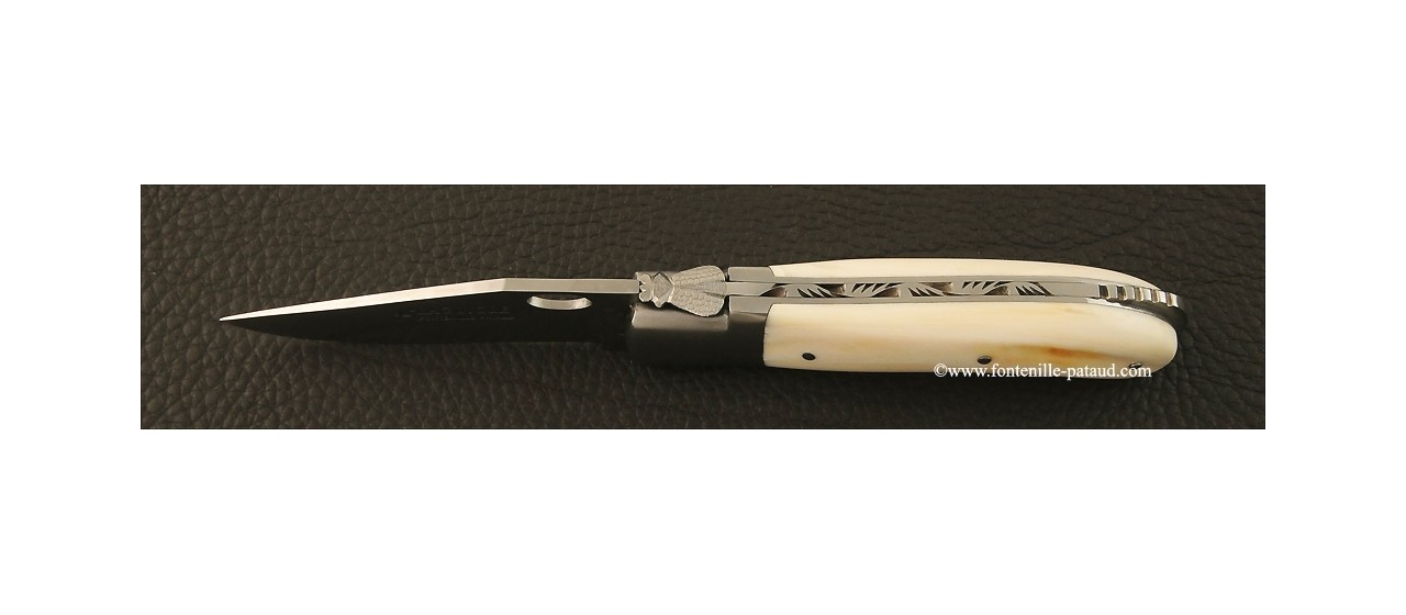 Laguiole Knife Gentleman Single Hand Opening Range warthog ivory