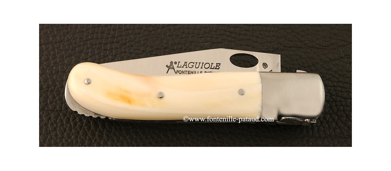 Laguiole Knife Gentleman Single Hand Opening Range warthog ivory
