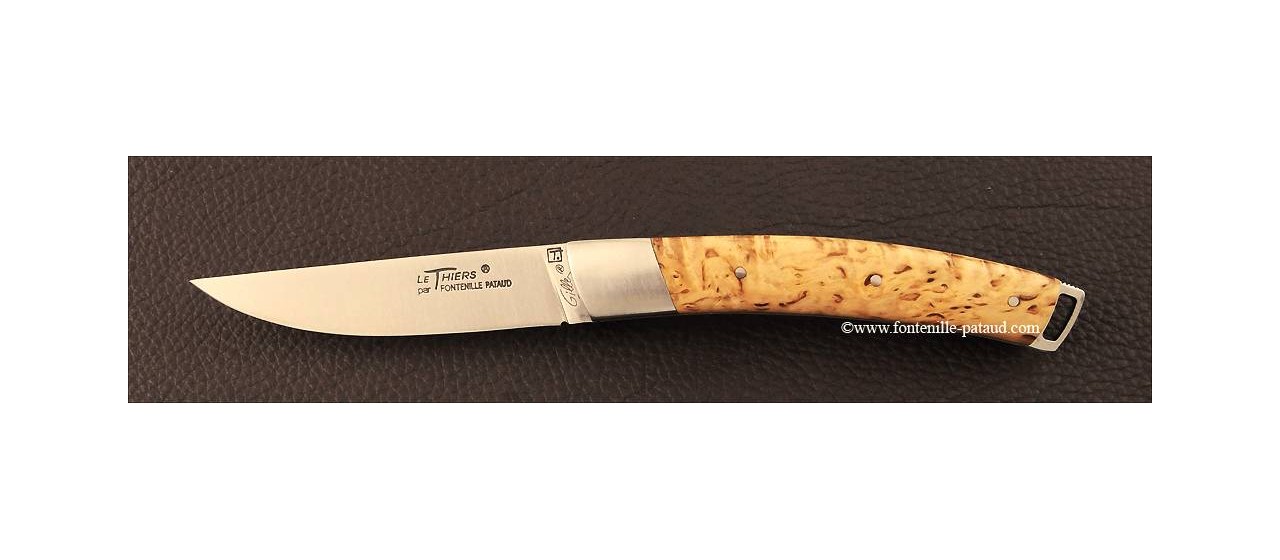 Le Thiers® Nature curly birch knife