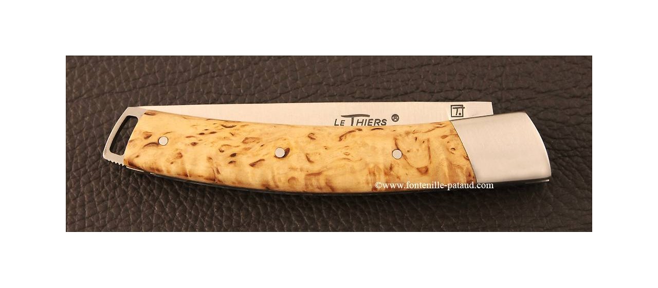 Le Thiers® Nature curly birch knife