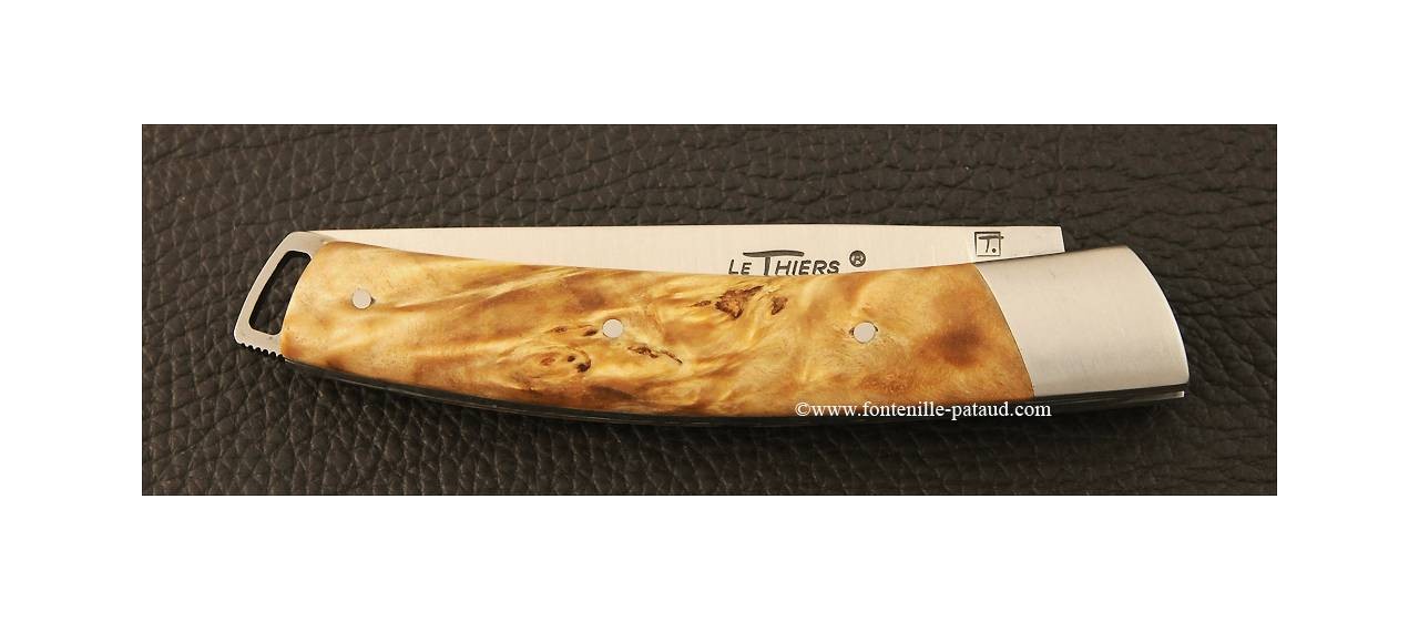 Le Thiers® Nature stabilized poplar burl