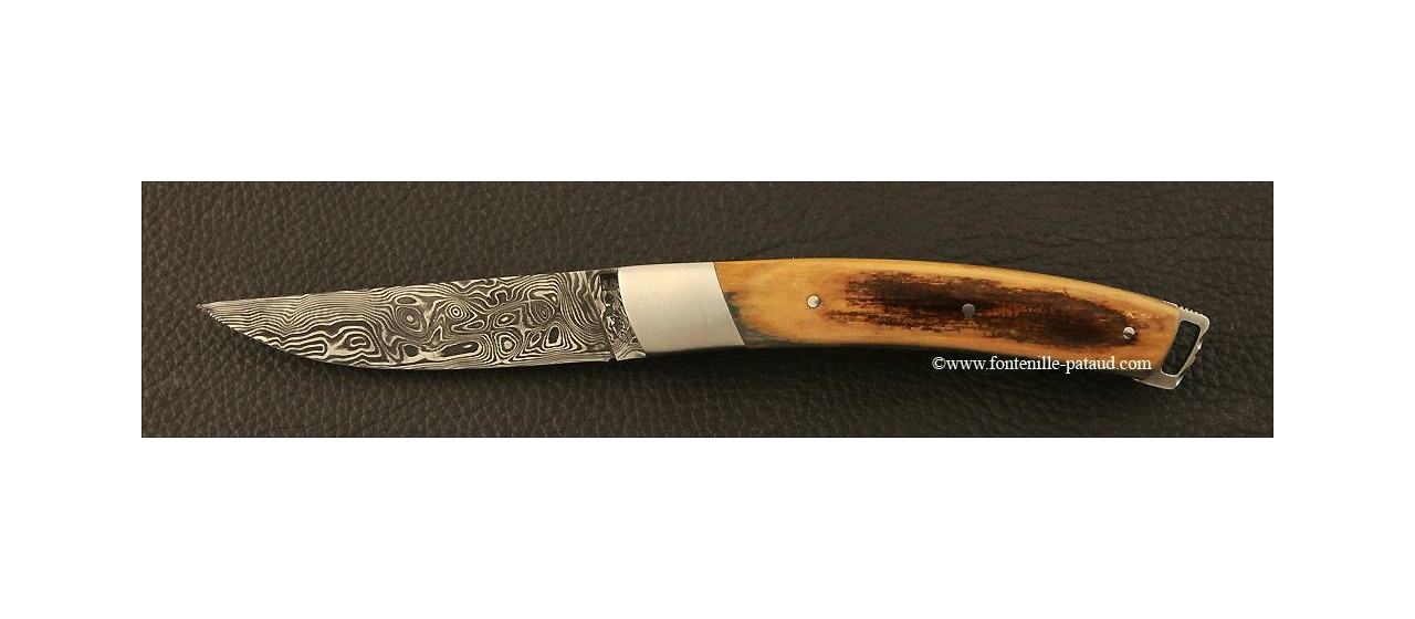 Le Thiers® Nature Damascus Fossilized Mammoth Ivory