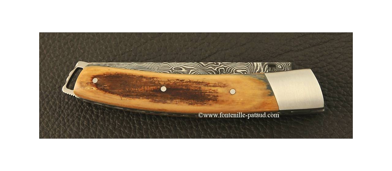 Le Thiers® Nature Damascus Fossilized Mammoth Ivory