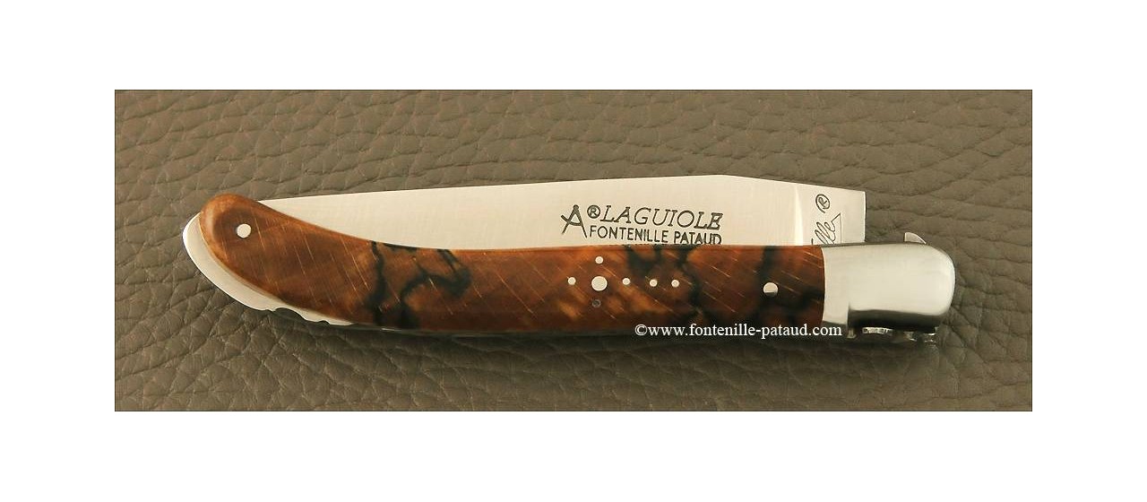 Laguiole Knife XS Classic Range Stabilized beech