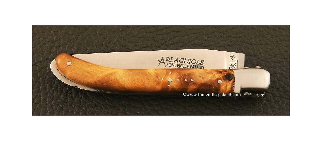 Laguiole Knife XS Classic Range Stabilized poplar burl