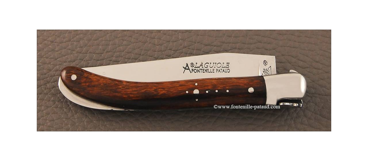 Couteau laguiole Le Pocket bois de fer