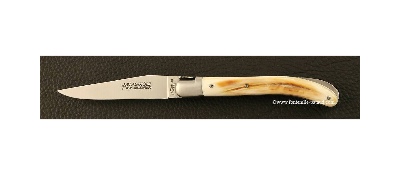 French laguiole knife Le Pocket warthog ivory