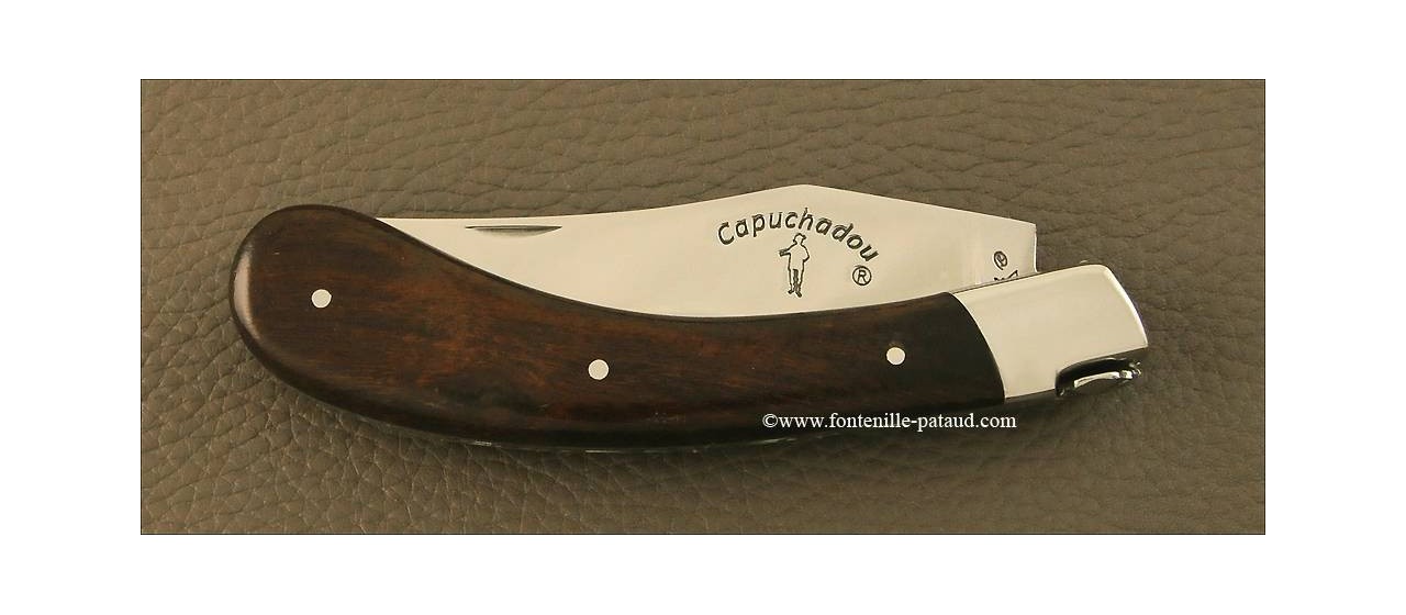 "Le Capuchadou" 12 cm hand made knife, Arizona Ironwood